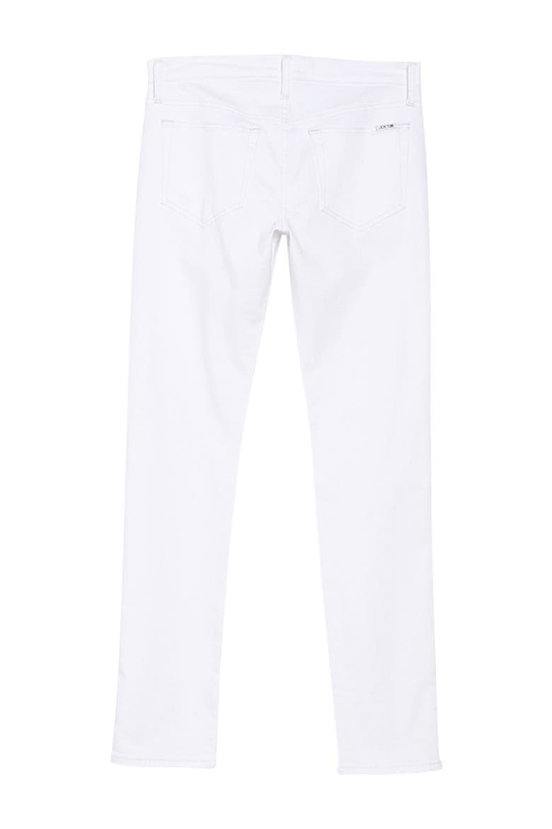 Slim Fit Solid Jeans, Alternate, color, WHITE