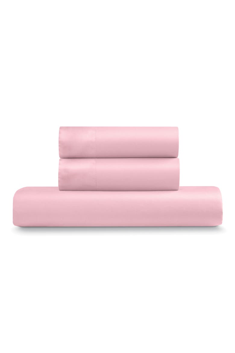 300 Thread Count CottonDuvet Cover & Sham Set, Alternate, color, BLUSH