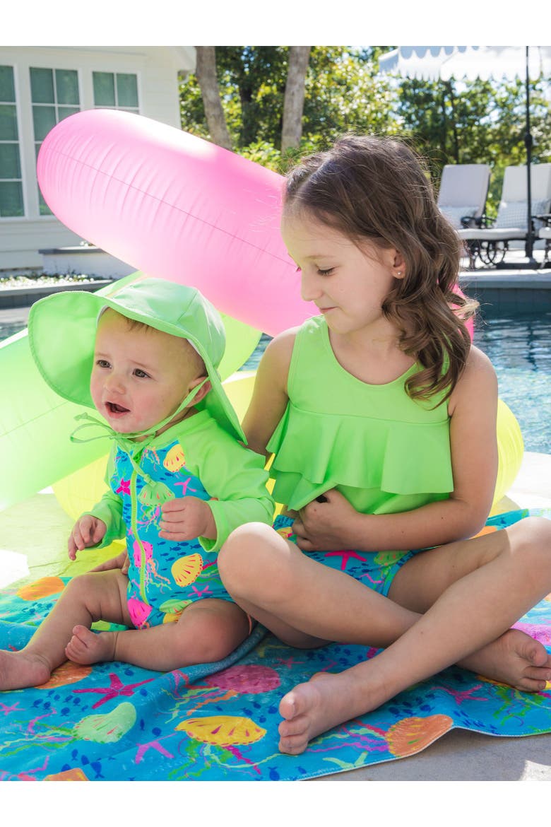 Unisex UPF50+ Sun Protective Hat, Alternate, color, Neon Honeydew