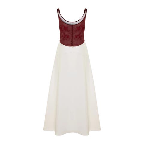 The Broderie Anglaise Edit Embroidered Floral Midi Dress