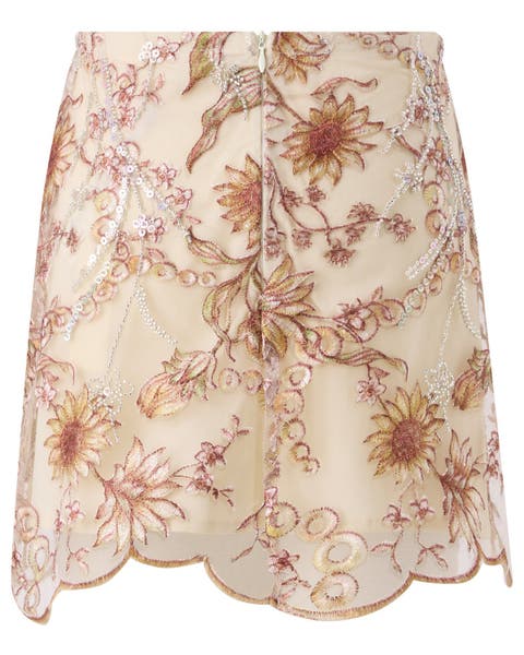 Starla Sequin Embroidered Mini Skirt (toddler, Little Kid & Big Kid)