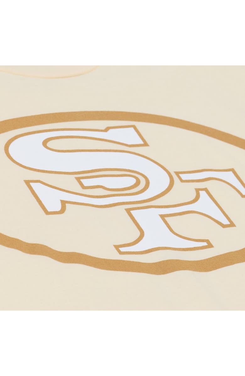 Mitchell 
Ness Men
s Mitchell 
Ness Joe Montana Cream San Francisco 49ers Sandman Name 
Number T-Shirt, Alternate, color, Cream