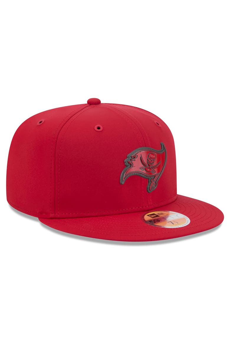 Men's New Era Red Tampa Bay Buccaneers 2026 Sideline 59FIFTY Fitted Hat, Alternate, color, Red