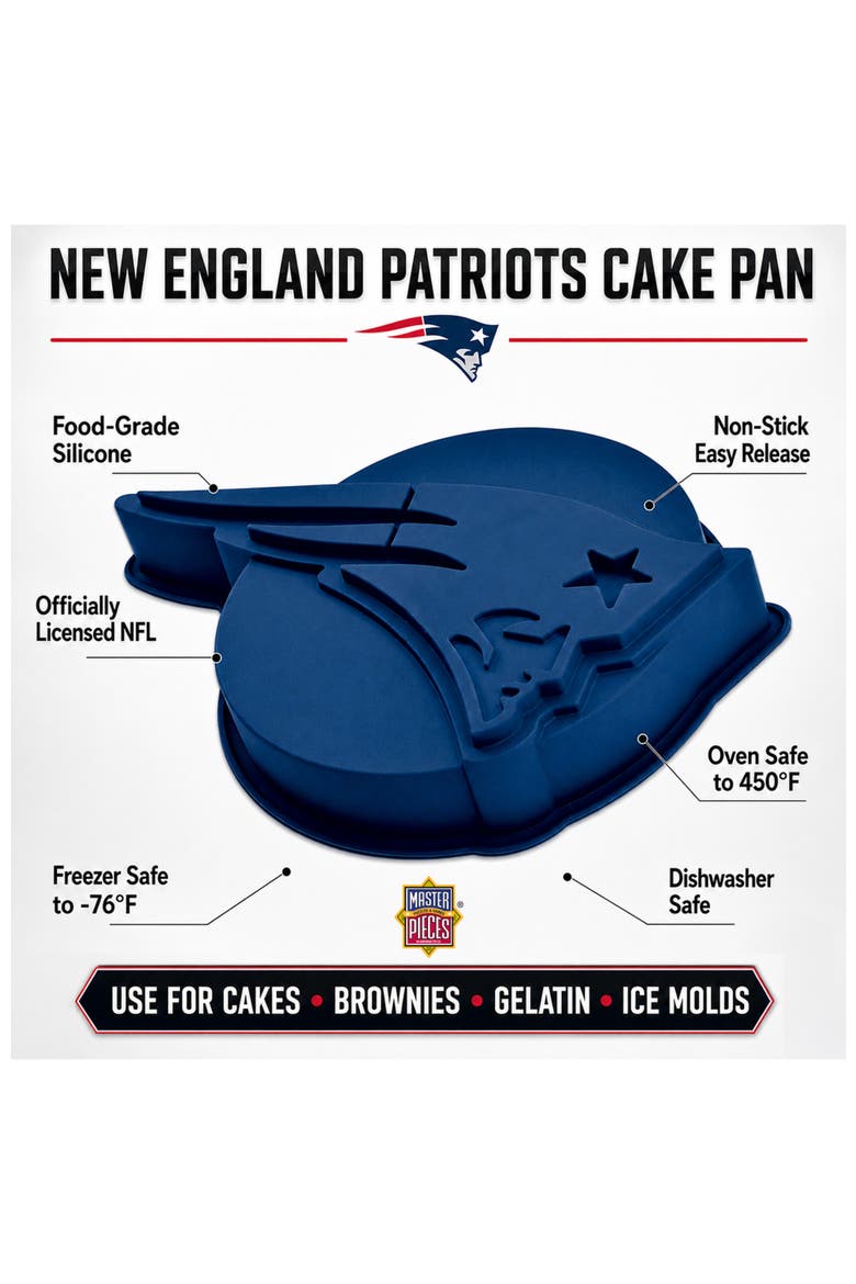 New England Patriots Cake Pan, Alternate, color, Blue