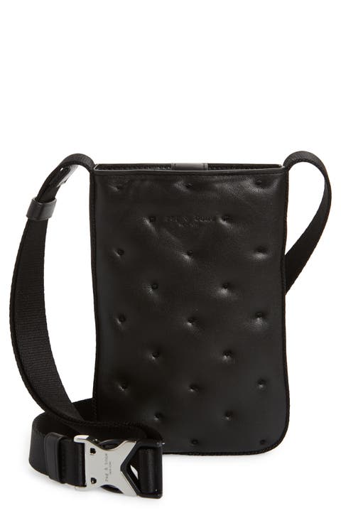 Riser Leather Crossbody Phone Pouch