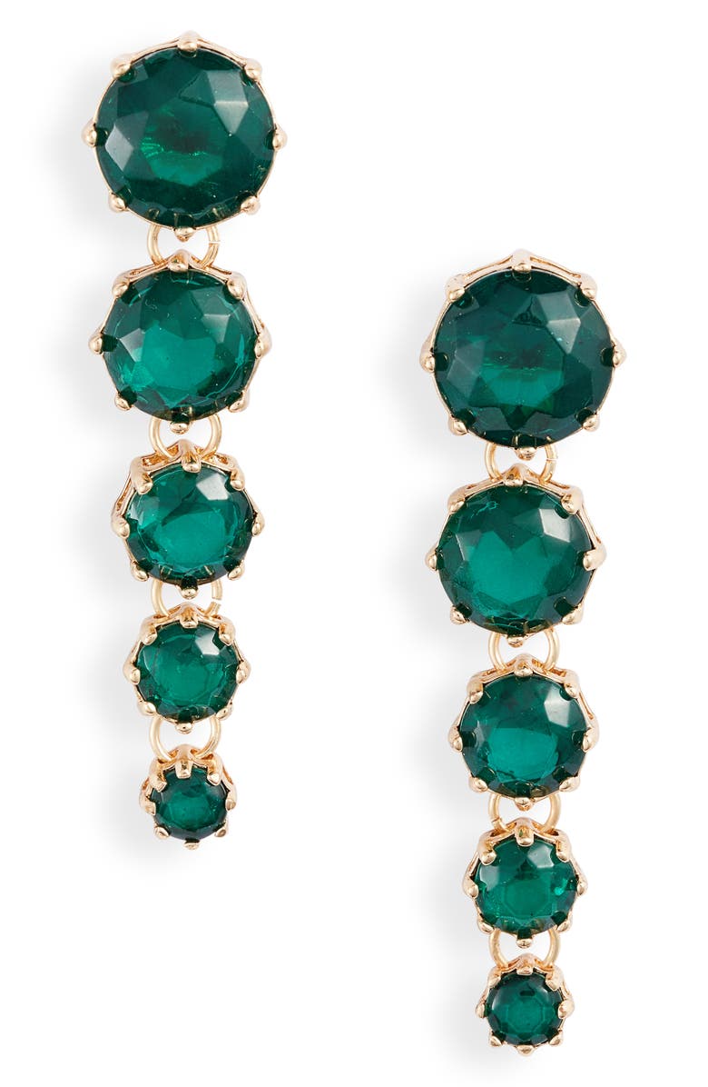 Rachel Parcell Cascading Linear Earrings, Main, color, 