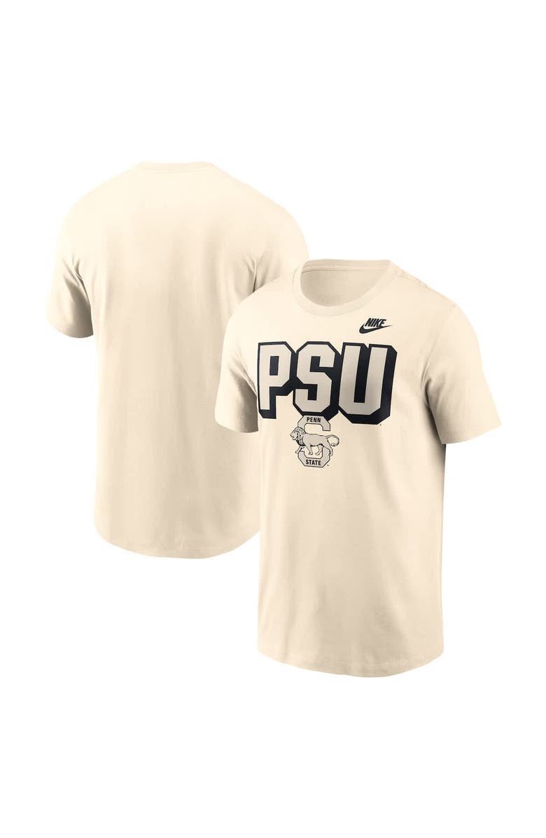Nike Men's Nike Natural Penn State Nittany Lions Bold Fashion T-Shirt, Alternate, color, Natural