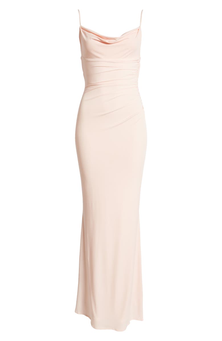Katie May Surreal Ruched Side Gown, Alternate, color, 