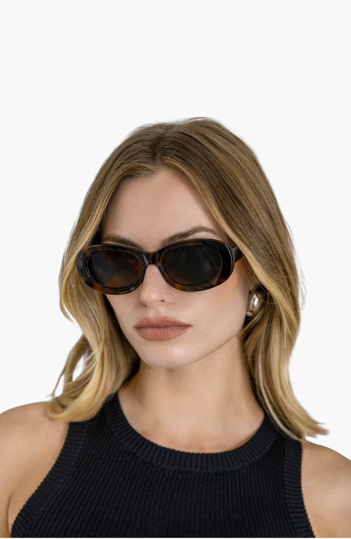 ITALIC ITALIC CELESTE OVAL ITALIAN ACETATE SUNGLASSES 