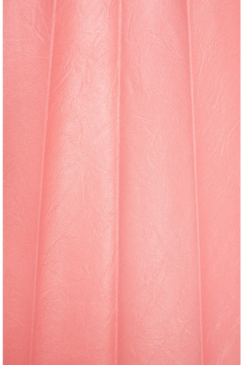 Logo Waist Pleated Midi Skirt, Alternate, color, FLAMINGO