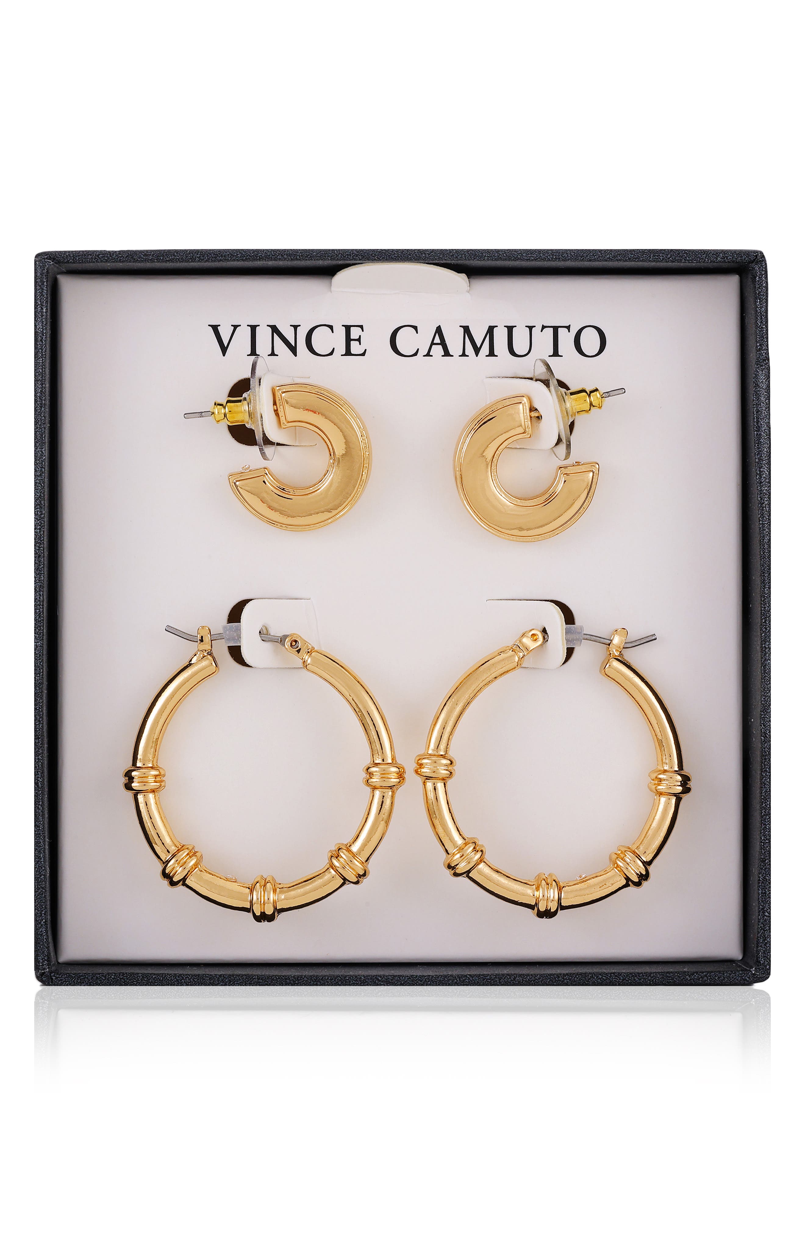 Vince Camuto Set of 2 Hoop Earrings