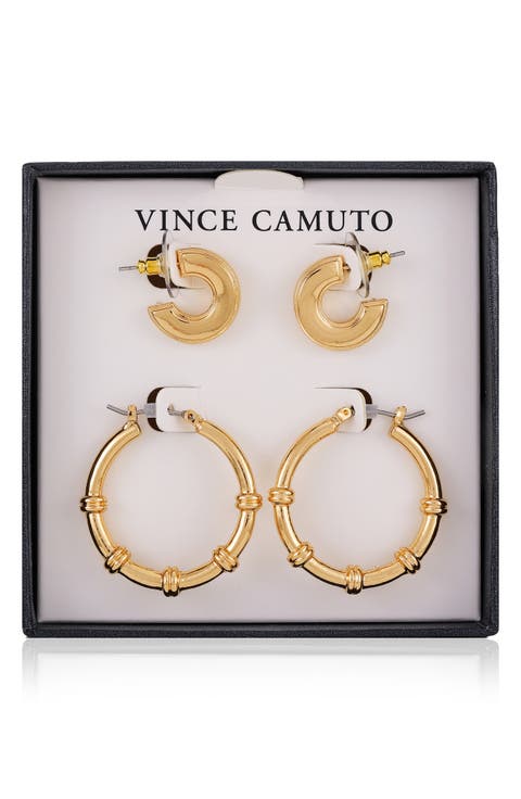 Set of 2 Hoop Earrings