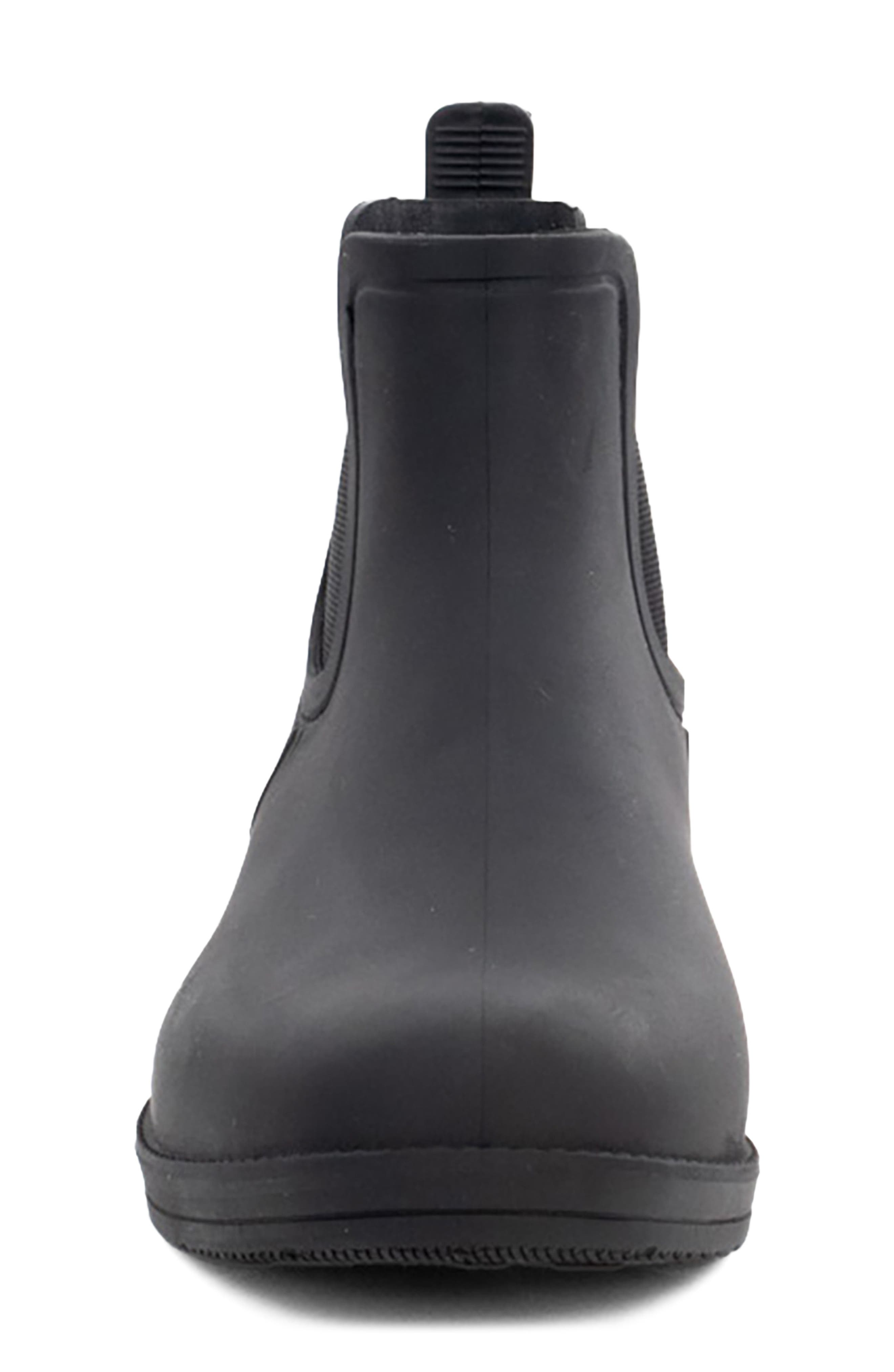 Modern Chelsea Rain Boot, Alternate, color, BLACK