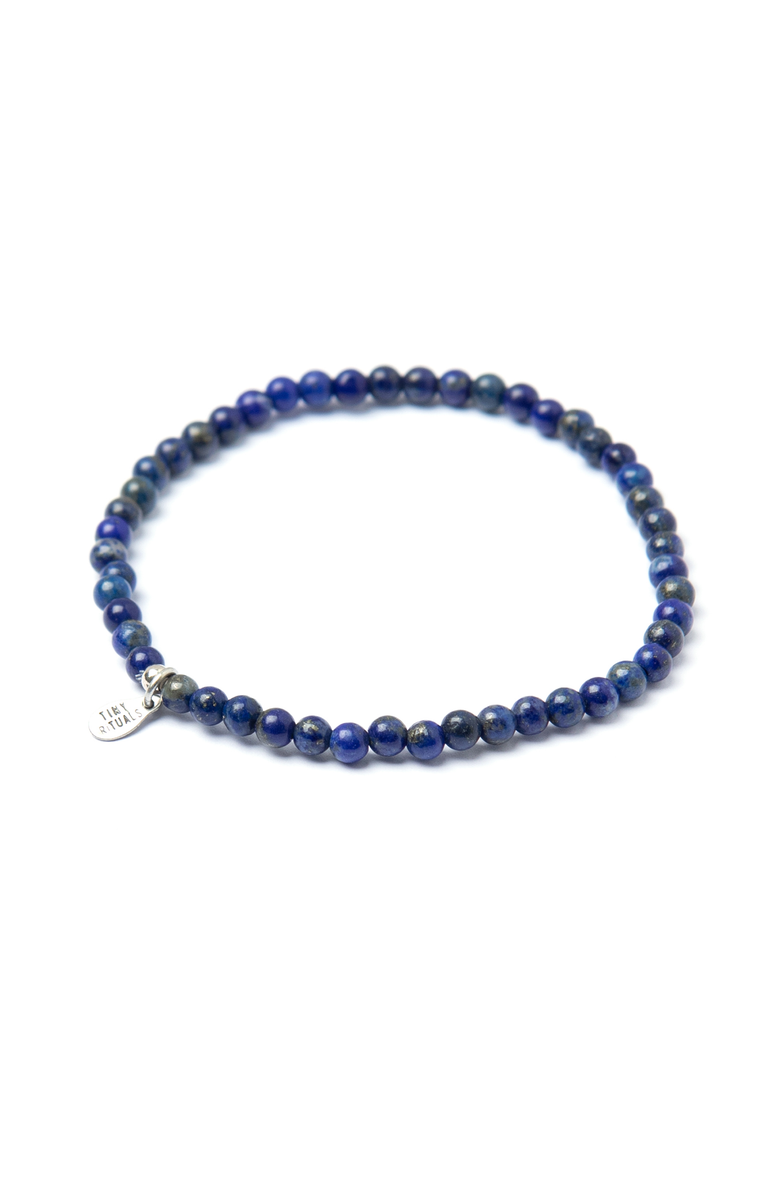 Tiny Rituals Lapis Lazuli Energy Bracelet, Main, color, Dark Blue