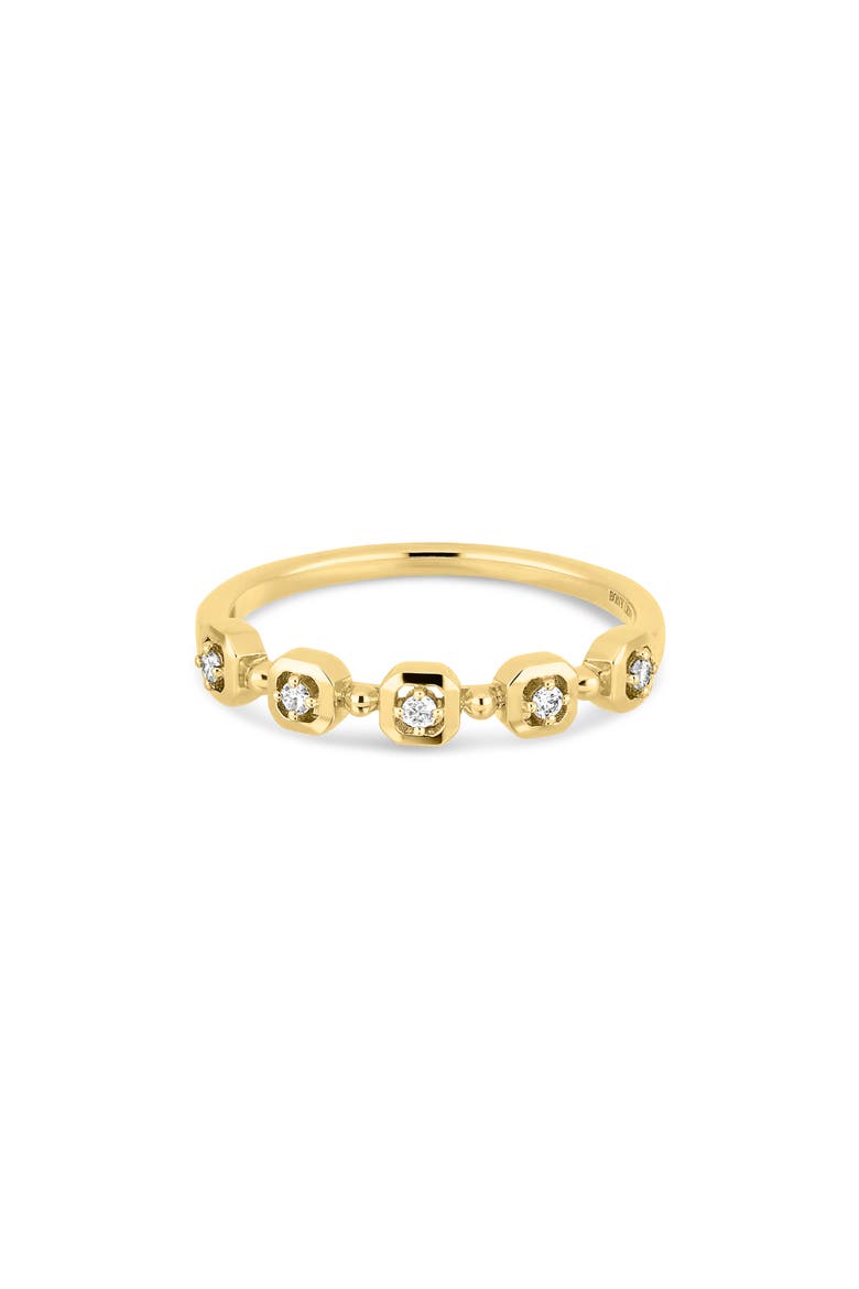 Maya 18k Gold Diamond Stackable Ring, Alternate, color, 18KY