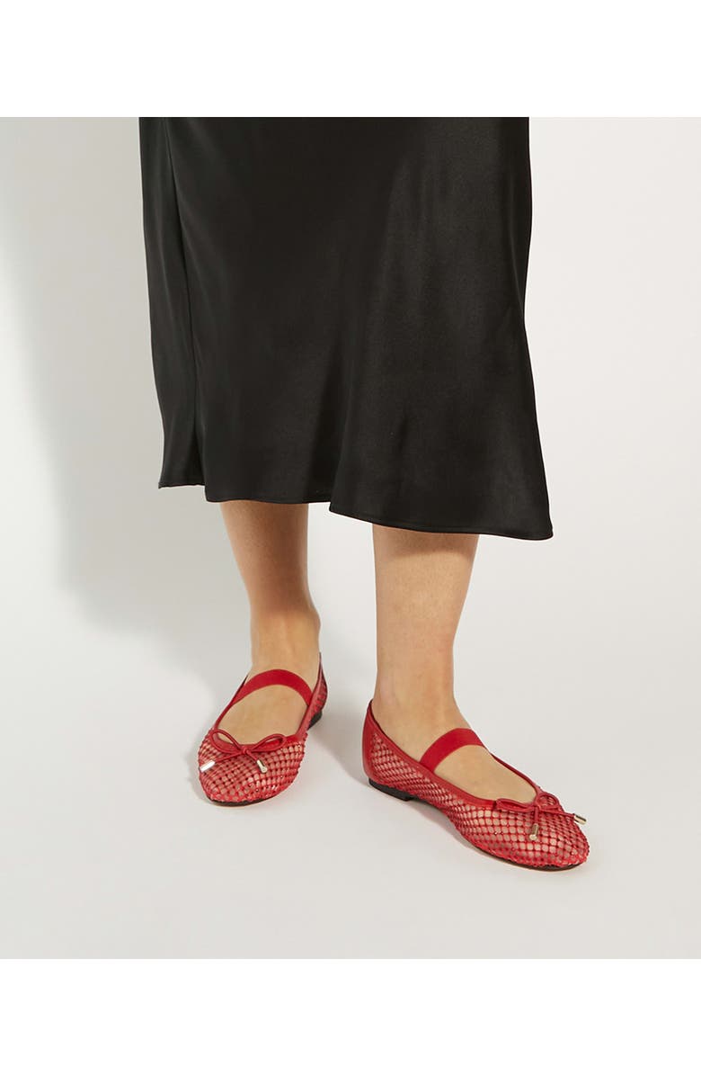 Dune London Happening Mary Jane Flat, Alternate, color,