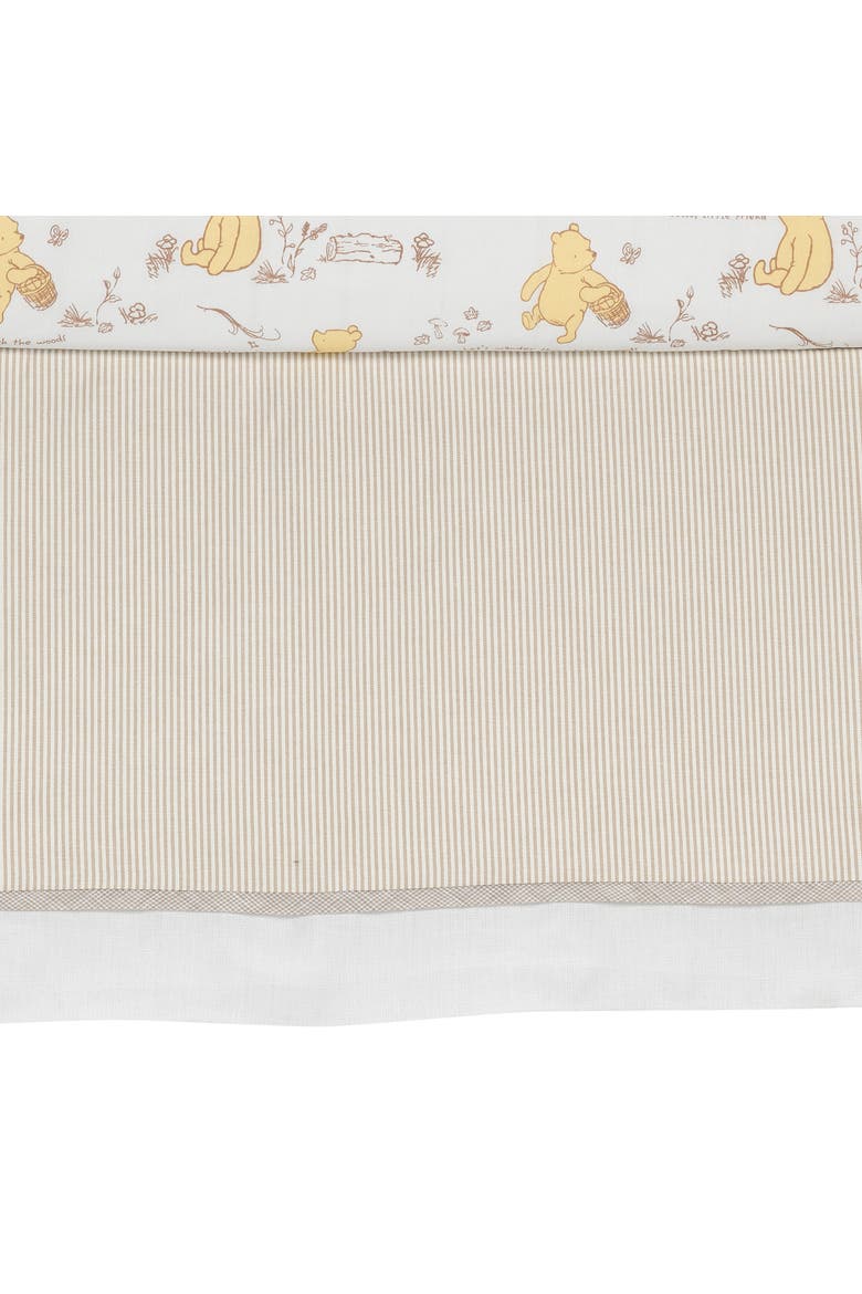 Disney Baby Storytime Pooh 3-Piece Nursery Crib Bedding Set, Alternate, color, White