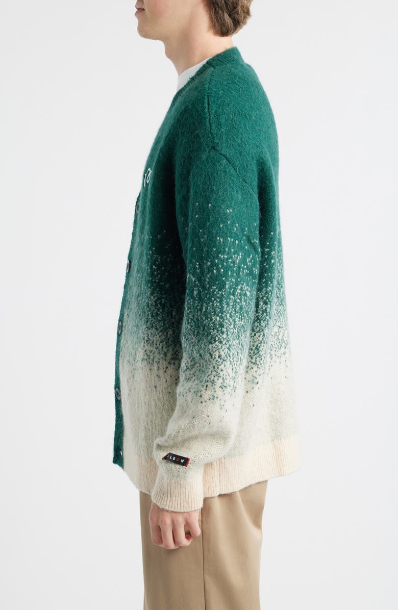 Malbon Golf Clot Cardigan, Alternate, color, Green