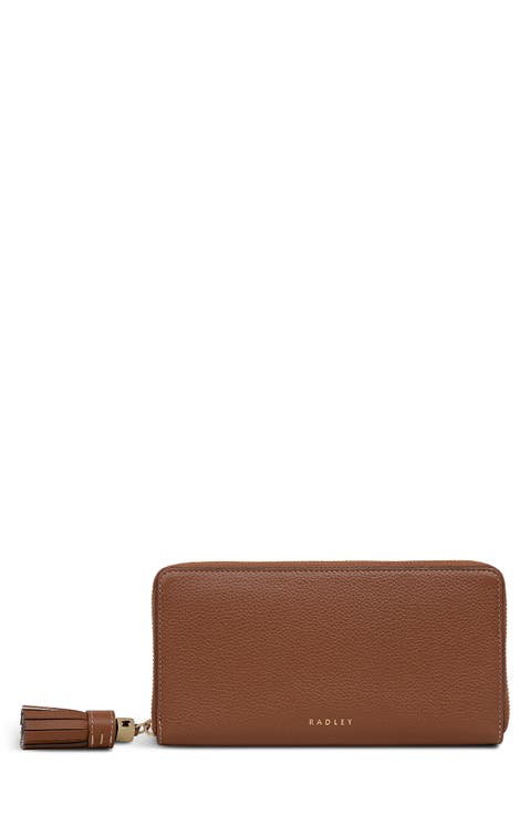 Noble Alley Large Zip Leather Wallet