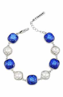 T Tahari Crystal Chain Bracelet