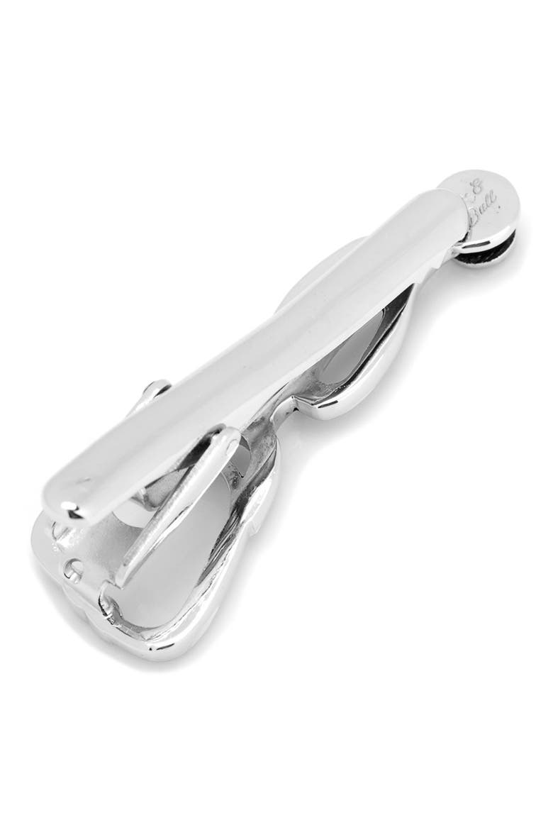 Stethoscope Tie Clip, Alternate, color, SILVER