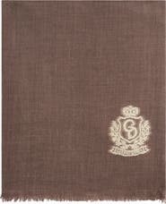 GERARD DAREL Suzane Emblem Detail Scarf