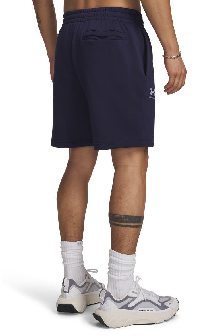 Icon Fleece Sweat Shorts, Alternate, color, MIDNIGHT NAVY