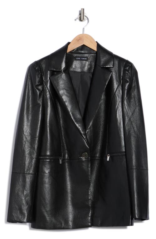 Love Token Ariella Blazer In Black
