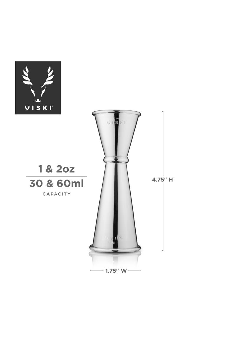 Viski Large Japanese Style Jigger, Alternate, color, Harrison