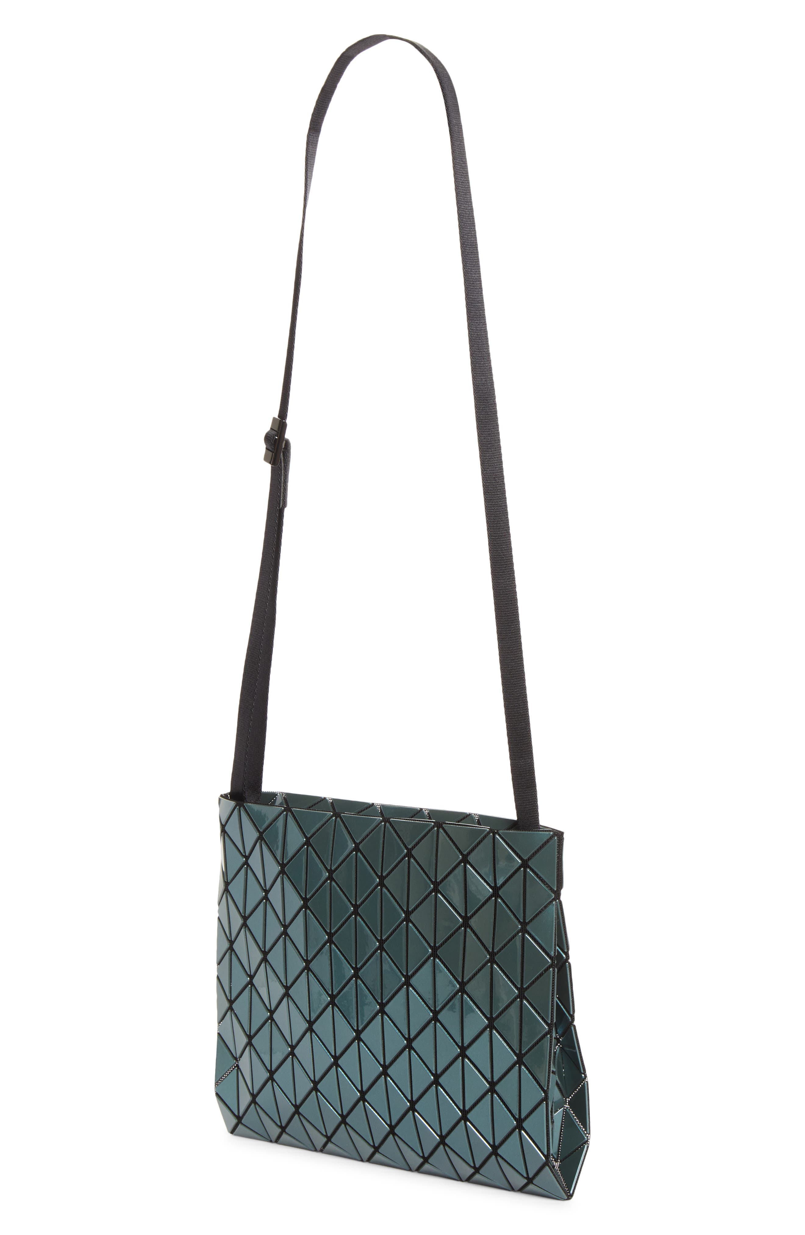 Row Metallic Crossbody Bag, Alternate, color, VIRIDIAN