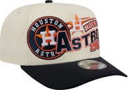 New Era Men's New Era Cream/Navy Houston Astros Classic A-Frame 9FIFTY Snapback Hat
