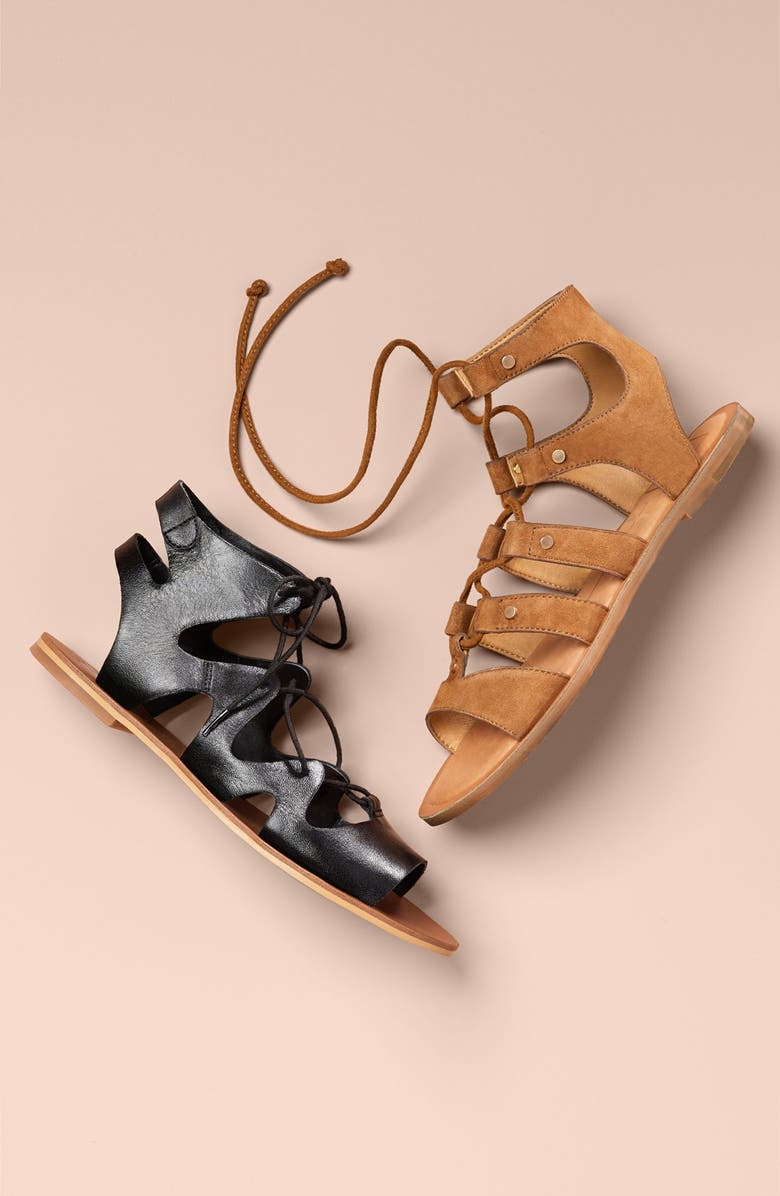 BP. 'Alyona' Lace-Up Gladiator Sandal, Alternate, color,