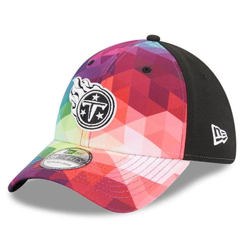 Men's New Era  Pink Tennessee Titans 2023 NFL Crucial Catch 39THIRTY Flex Hat