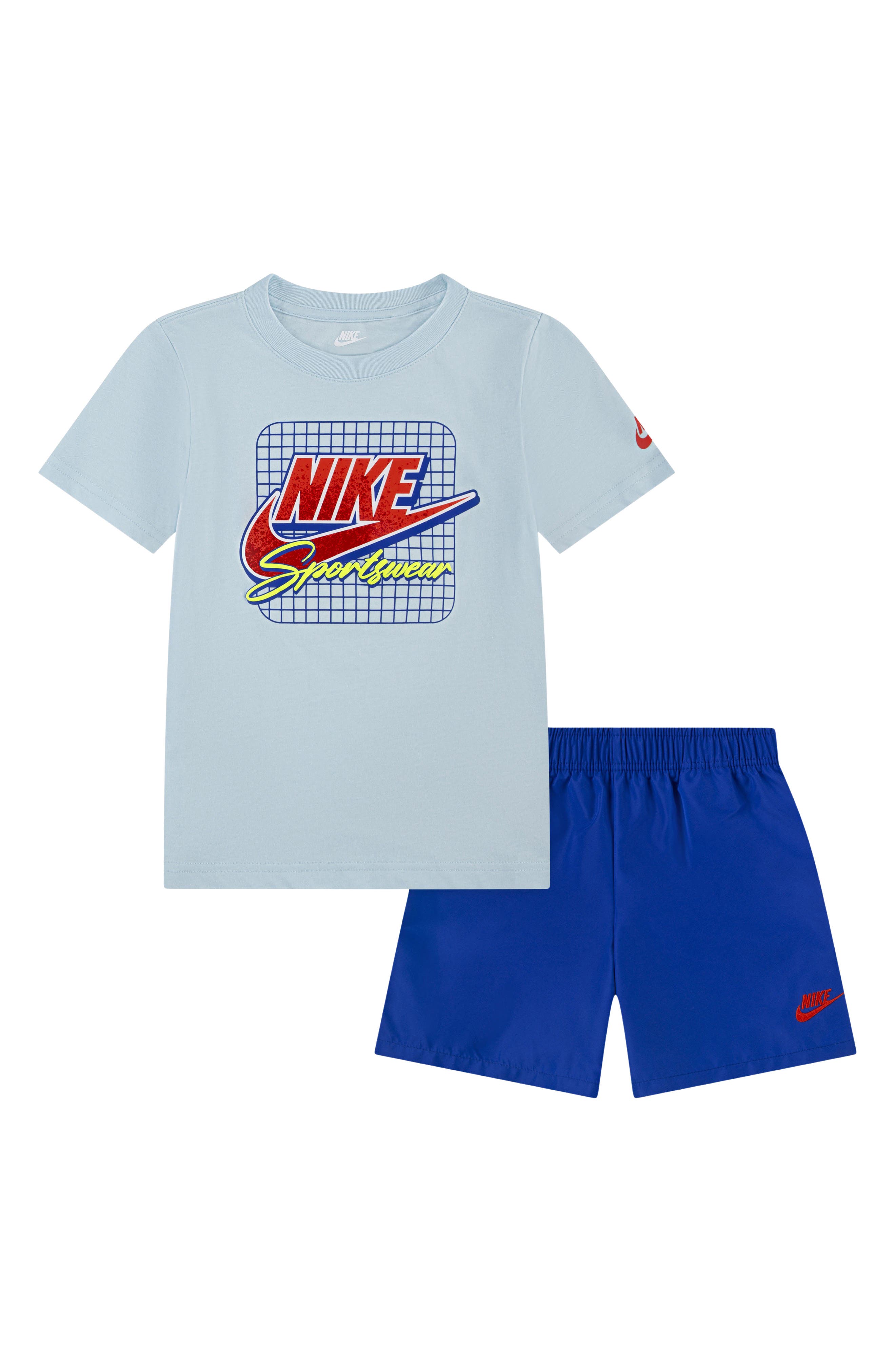 Nike Kids' Logo Graphic T-Shirt & Shorts Set