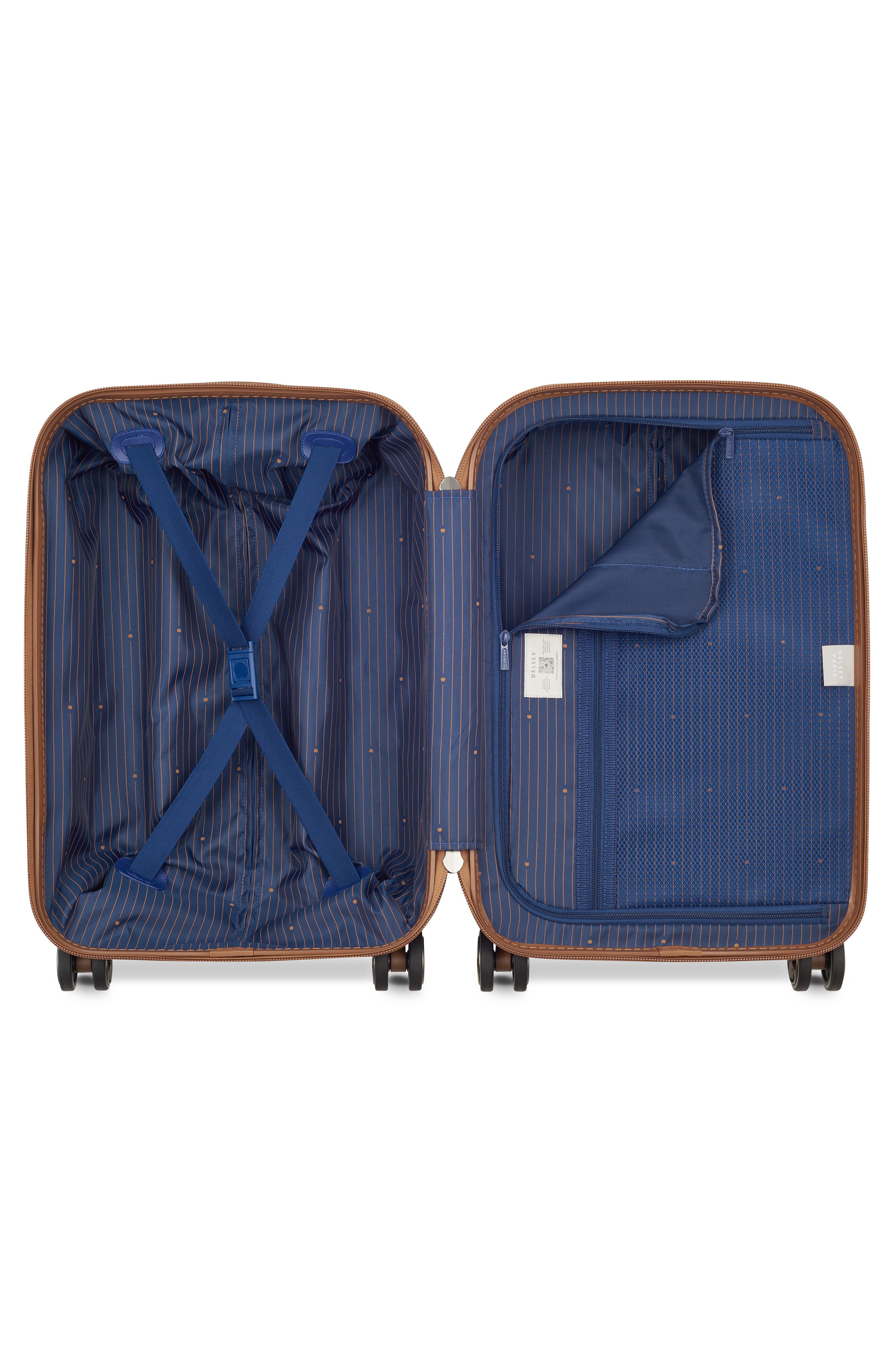 DELSEY Flanerie Hardside Carry-On Luggage, Alternate, color, Navy
