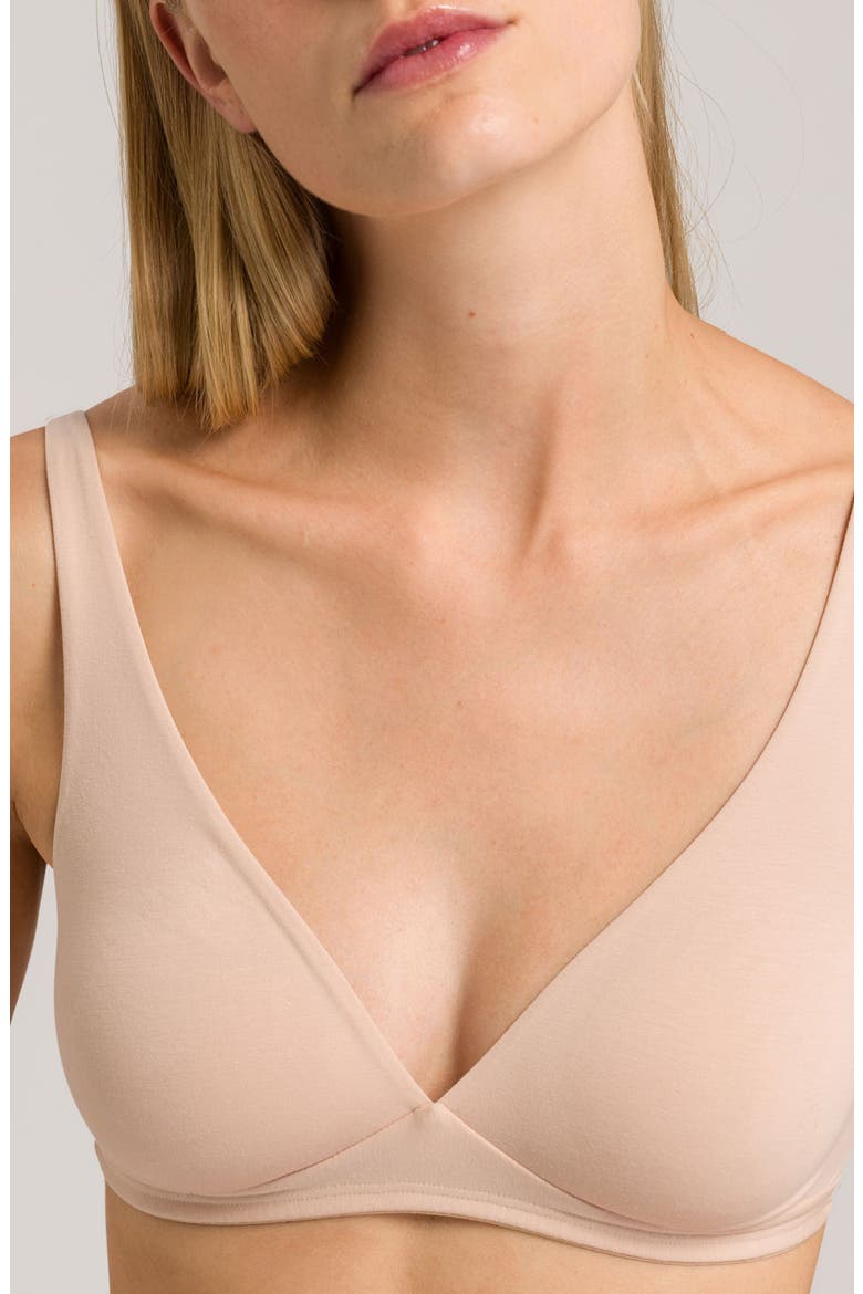 Cotton Sensation Soft Cup Bra, Alternate, color, BEIGE