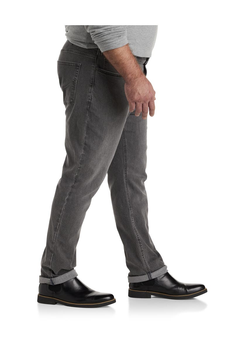 True Nation by DXL Big & Tall Grey Haze Tapered Fit Jeans, Alternate, color, 