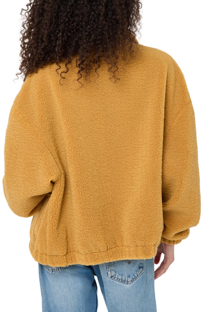 Spiritual Gangster Marcel Faux Shearling Jacket, Alternate, color, Hazel