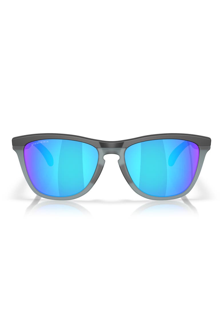 Frogskins™ Range 55mm Prizm™ Keyhole Sunglasses, Main, color, MATTE BLACK / PRIZM SAPPHIRE
