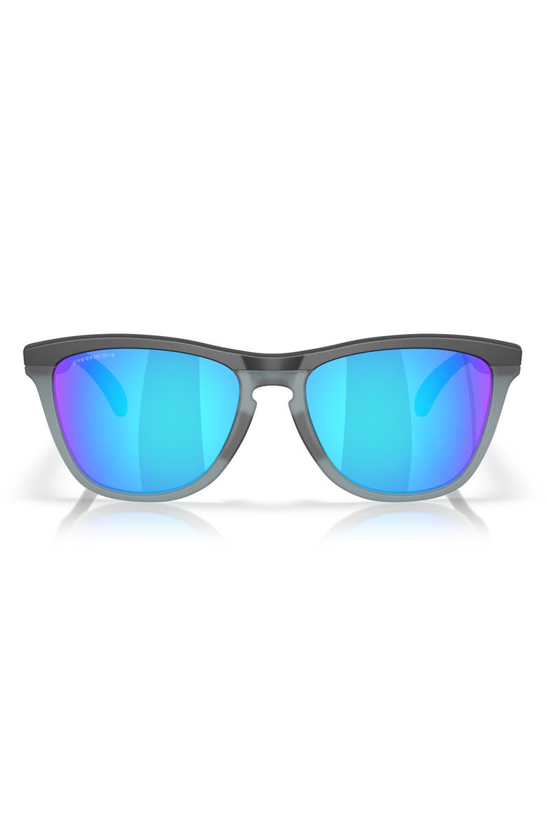 Oakley Frogskins<sup>™</sup> Range 55mm Prizm<sup>™</sup> Keyhole Sunglasses, Main, color, Matte Black / Prizm Sapphire