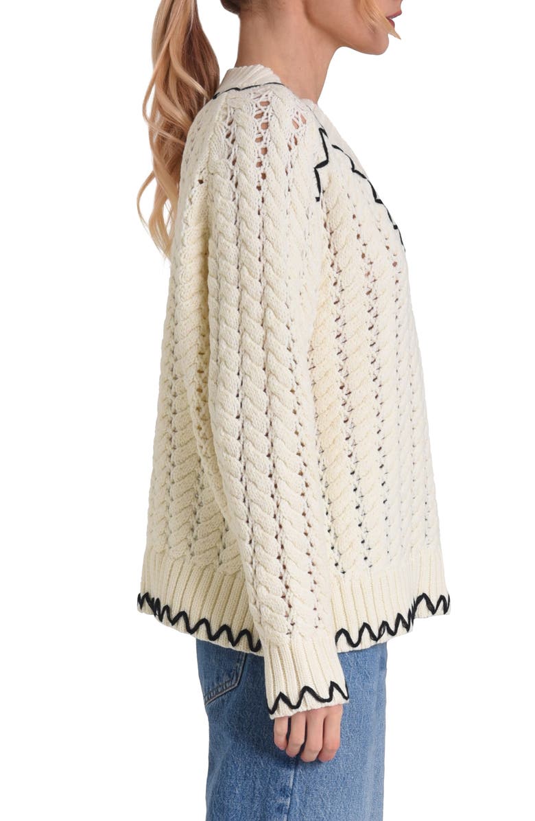 CIEBON Aria Embroidered Sweater, Alternate, color, 