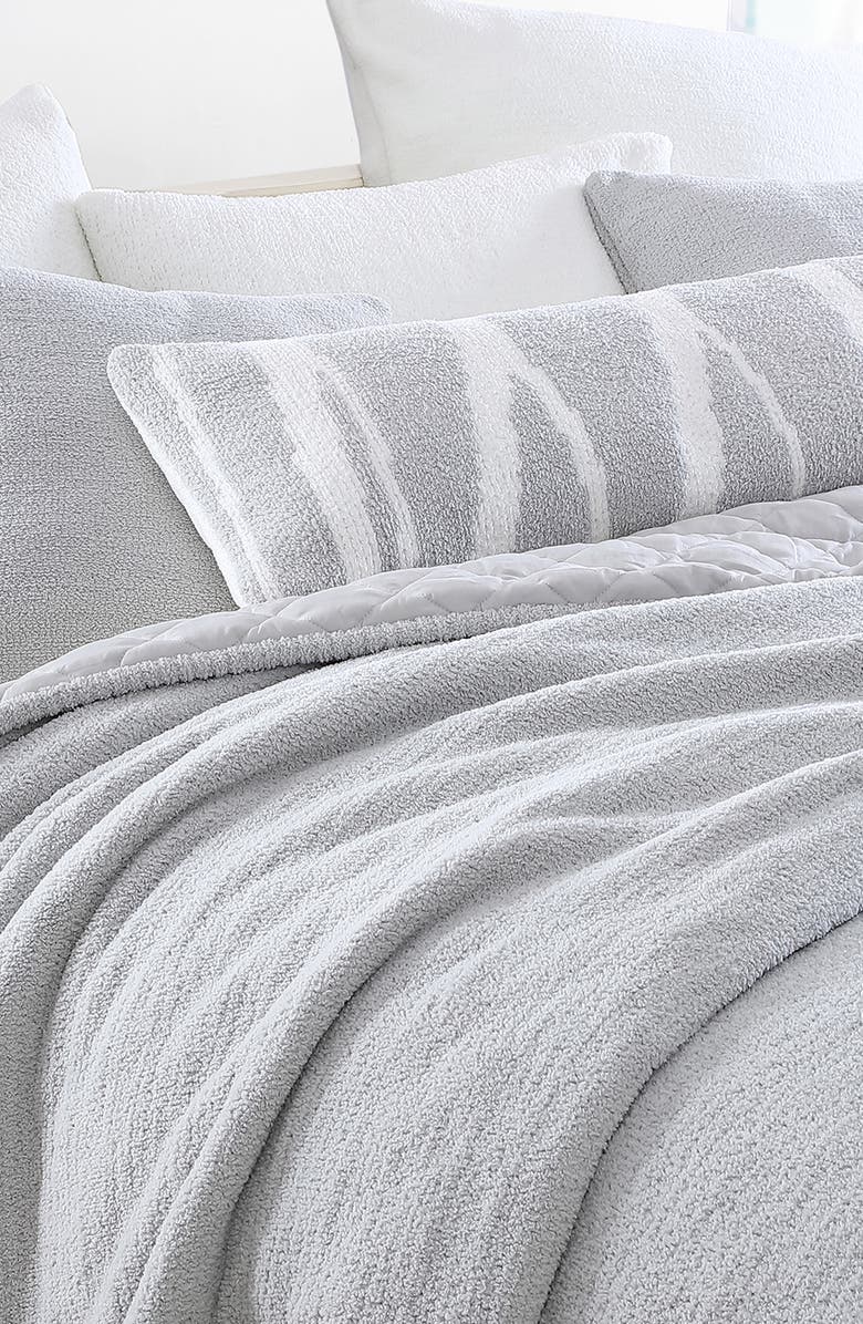 Sunday Citizen Woodland Oversize Lumbar Pillow, Alternate, color, Cloud Grey - Off White