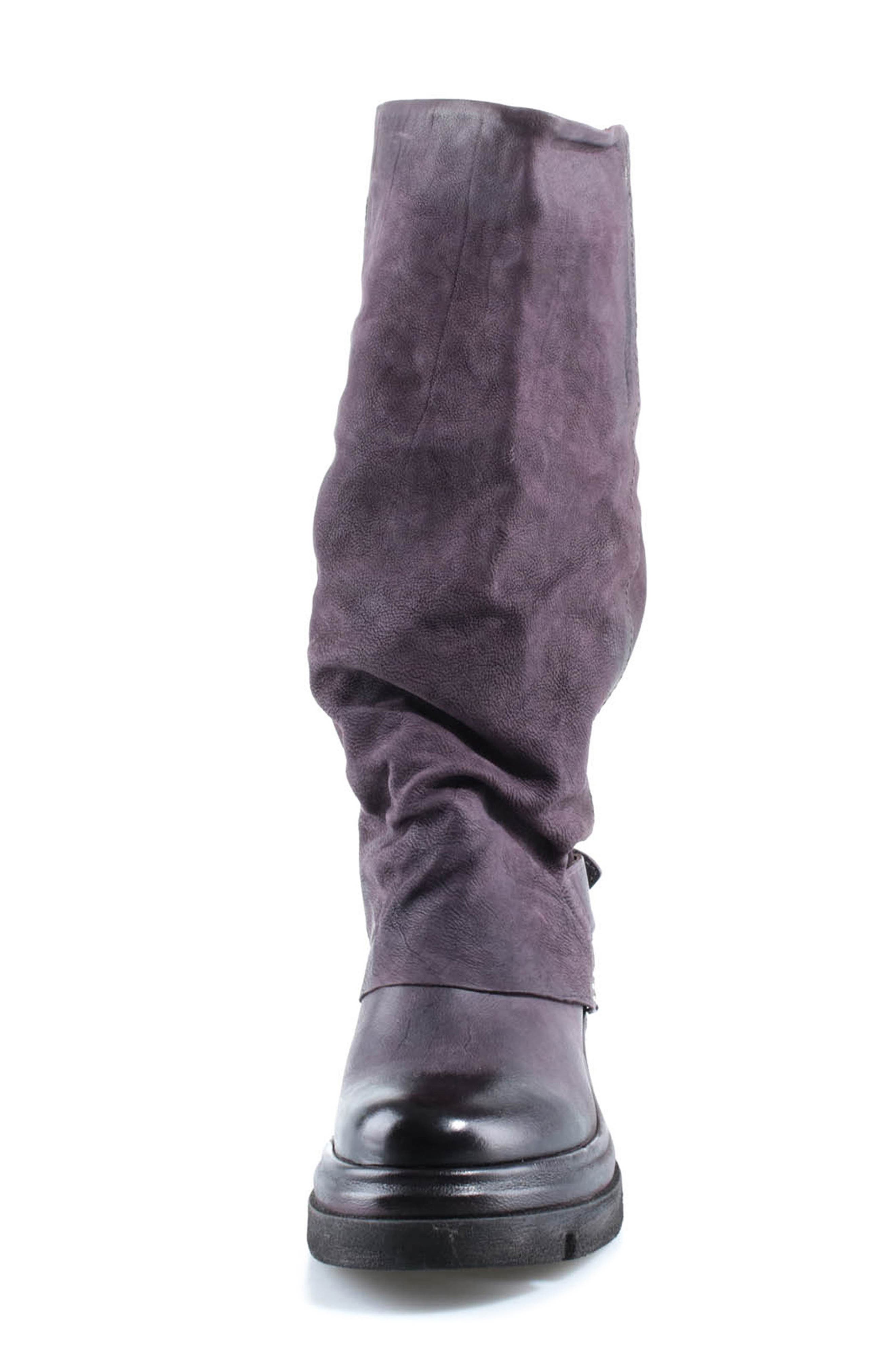 Eagen Knee High Boot, Alternate, color, EGGPLANT