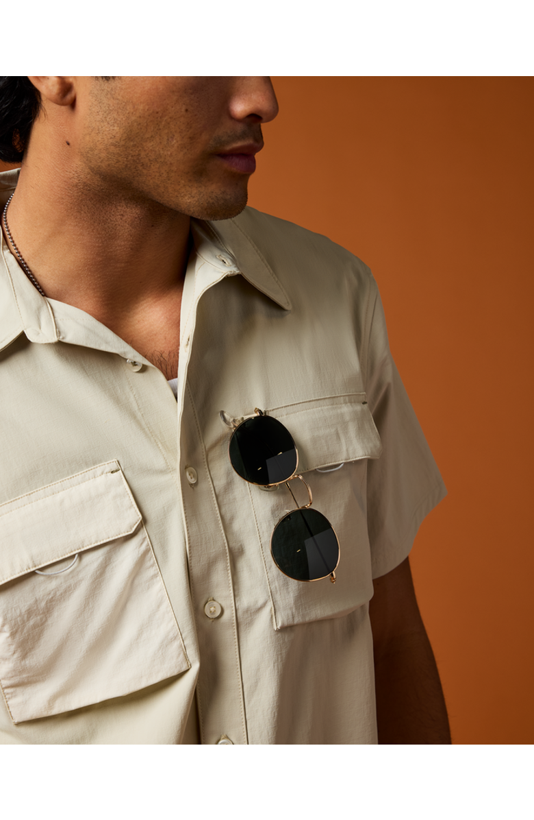 Cotopaxi Solta Short-Sleeve Sun Shirt - Men's, Alternate, color, Mineral