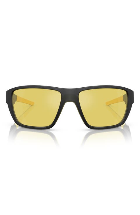 61mm Rectangular Sunglasses