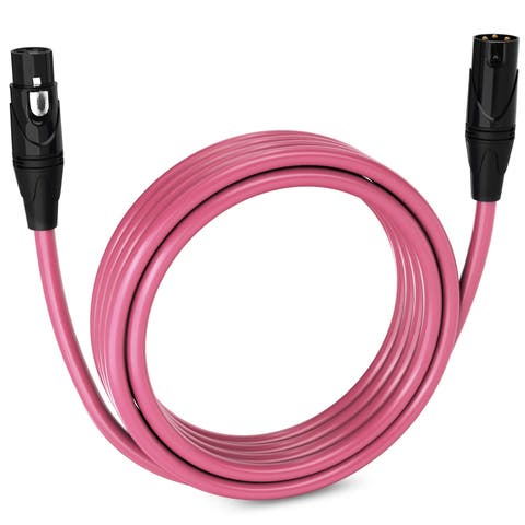 15 ft Balanced XLR Cable, Male to Female, 3 Pin Microphone Cable