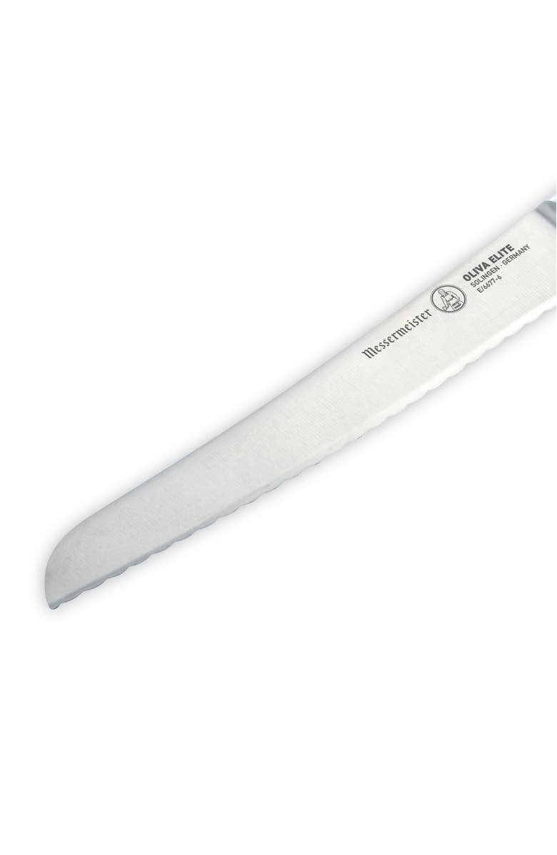 Messermeister Oliva Elite 6 inch Reverse Scalloped Utility Knife, Alternate, color, Oliva