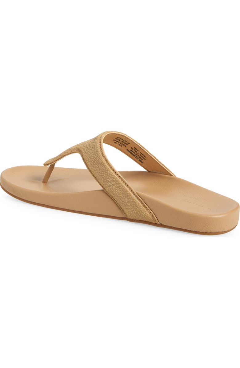 OluKai Kipea Lipi Sandal, Alternate, color, Warm Sand / Warm Sand