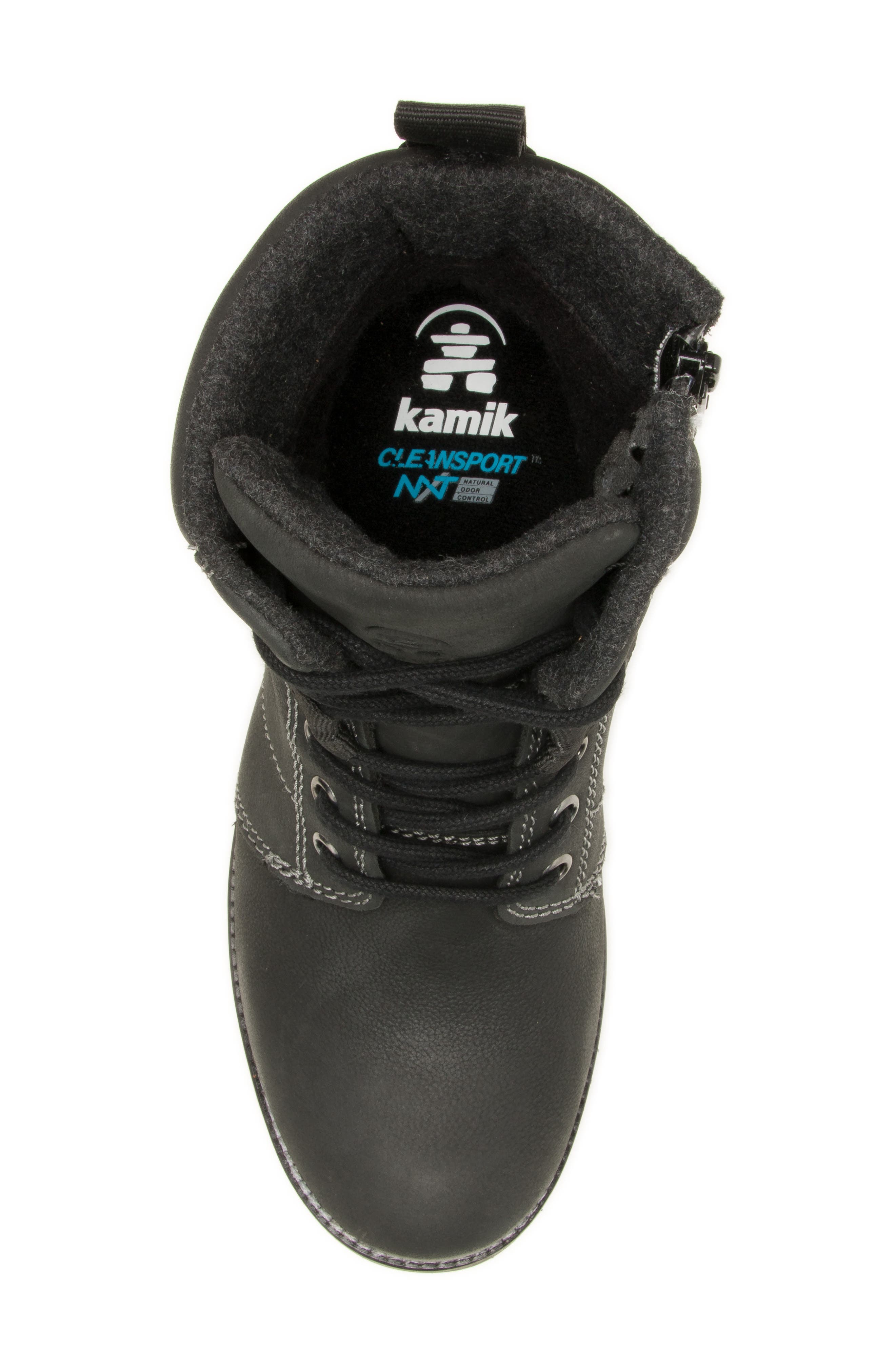 Kamik Isabellam Waterproof Boot, Alternate, color, Black/ Black