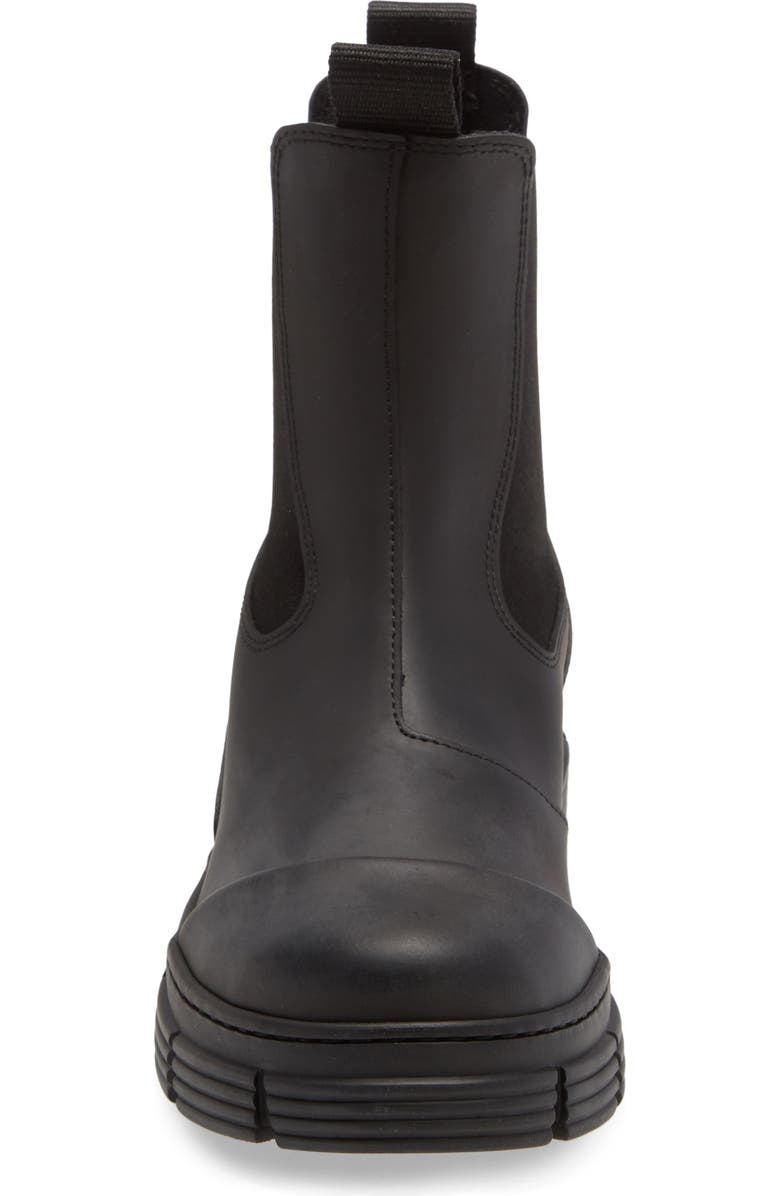Ganni Recycled Rubber Chelsea Rain Boot, Alternate, color,